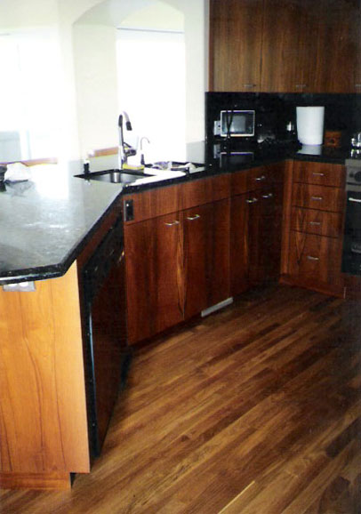Elegant kitchen with marble countertops by Maurer Construction