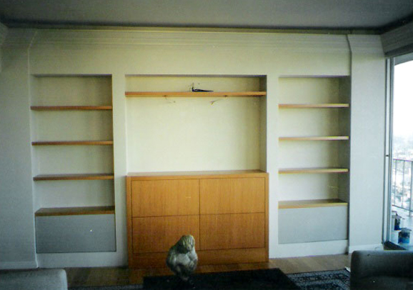 Functional living room with new layout by Maurer Construction