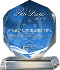 Maurer Construction Inc San Diego Award