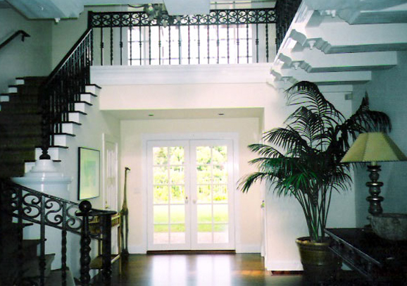 Updated home entry with new design by Maurer Construction