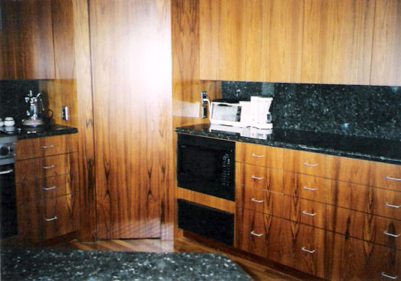 Updated kitchen cabinets by Maurer Construction