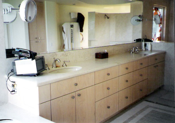Vibrant tile bathroom Remodeling by Maurer Construction