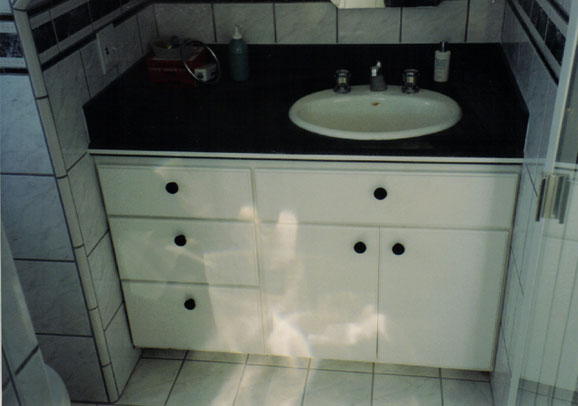 bathroom Remodeling with marble countertops by Maurer Construction